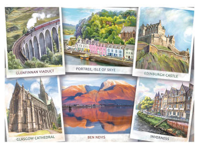 GREETINGS FROM SCOTLAND 1000pc