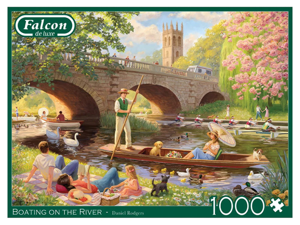 BOATING ON THE RIVER 1000pc