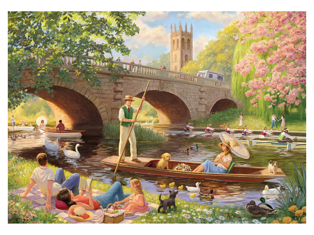 BOATING ON THE RIVER 1000pc