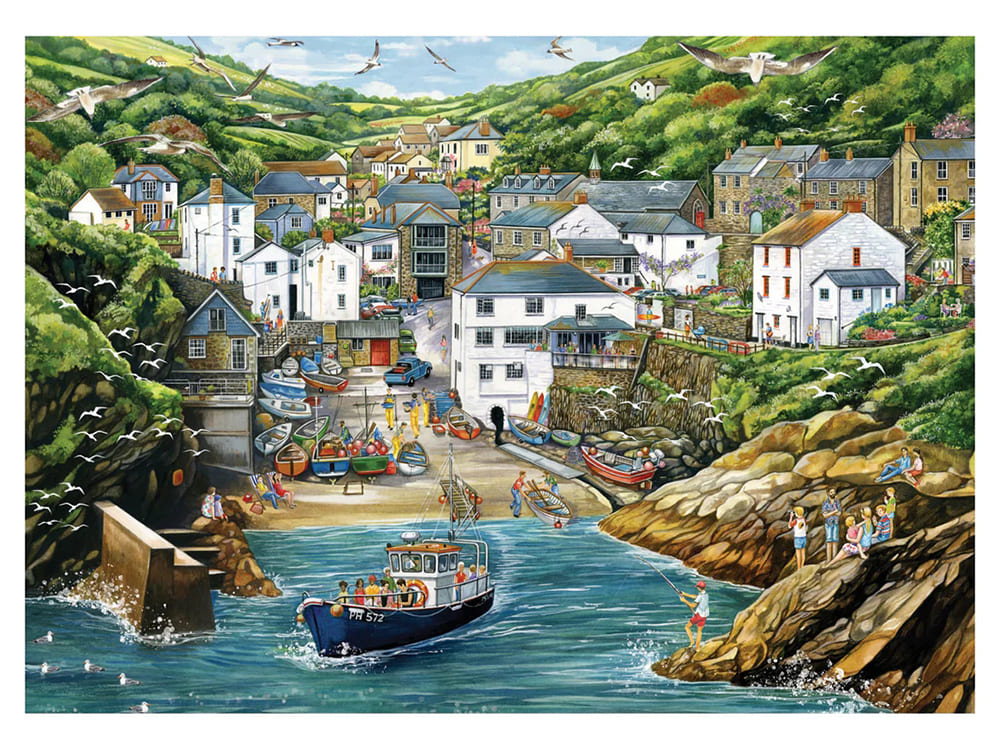 PORTLOE HARBOUR 1000pc