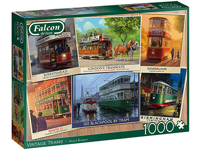 VINTAGE TRAMS 1000pc