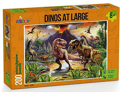 FUNBOX DINOS AT LARGE 200pc
