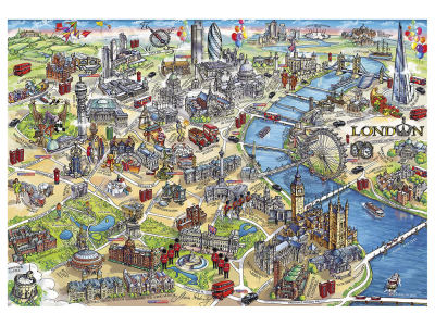 LONDON'S LANDMARKS 500pc