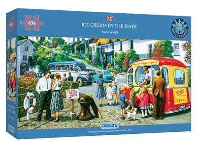 ICE CREAM BY THE RIVER 636pc