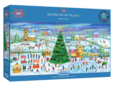 SKATING IN THE VILLAGE 636pc