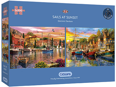 SAILS AT SUNSET 2 x 500pc SAILS AT SUNSET 2 x 500pc