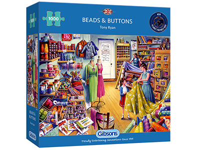 BEADS & BUTTONS 1000pc