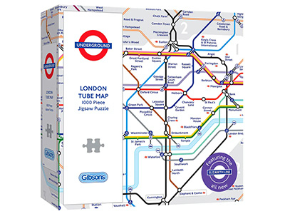 LONDON TUBE MAP 1000pc