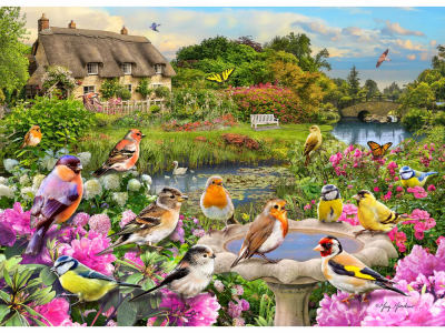 BIRDSONG BY THE STREAM 1000pc