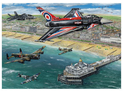 AIRSHOW OVER EASTBOURNE 1000pc