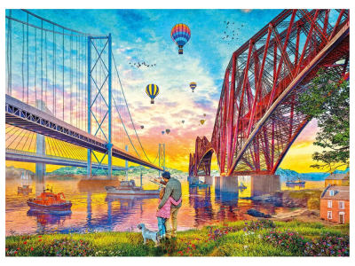 THREE BRIDGES CROSSING 1000pc