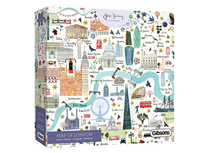 MAP OF LONDON 1000pc