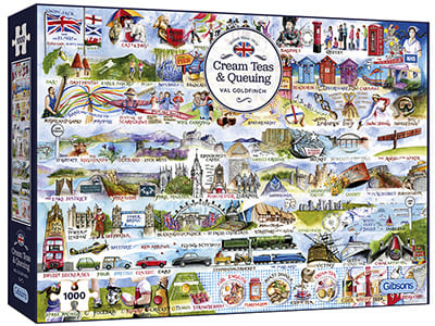 CREAM TEAS & QUEUING 1000pc CREAM TEAS & QUEUING 1000pc