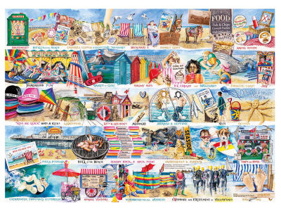 DECKCHAIRS & DONKEYS 1000pc