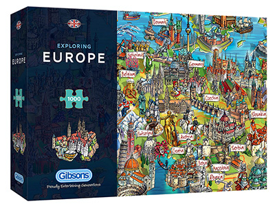 EXPLORING EUROPE 1000pc