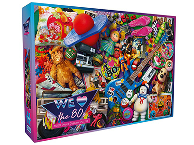 WE LOVE THE 80s 1000pc