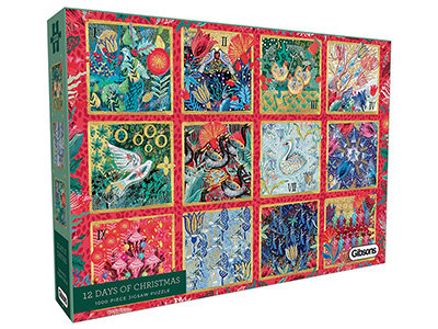 12 DAYS OF CHRISTMAS 1000pc