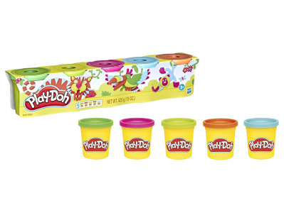 PLAYDOH 5 TUB PACKS ASTD