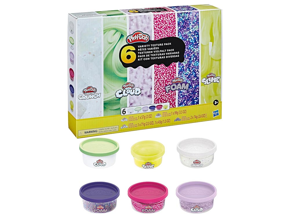 PLAYDOH VARIETY TEXTURE 6-PACK