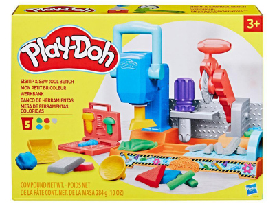 PLAYDOH STAMP & SAW TOOL BENCH