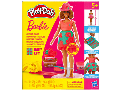 PLAYDOH BARBIE FLORALS/FRINGE