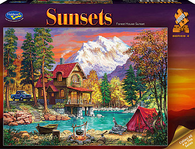 SUNSETS 4, FOREST HOUSE 1000pc