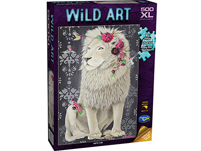 WILD ART WHITE LION 500pcXL