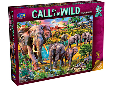 CALL o/t WILD ELEPHANTS 1000pc