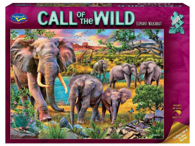 CALL o/t WILD ELEPHANTS 1000pc