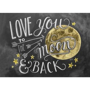 CHALK TALK MOON AND BACK 1000p