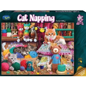 CAT NAPPING CROCHET KITTENS