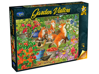 GARDEN VISITORS FOXES 1000pc