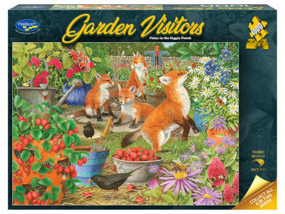 GARDEN VISITORS FOXES 1000pc