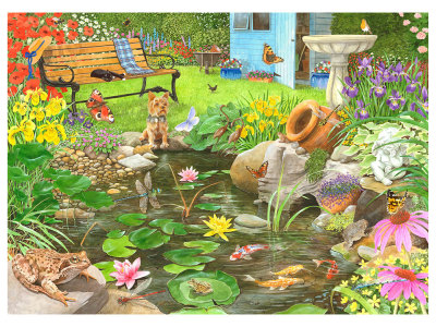 GARDEN VISITORS FROGS 1000pc