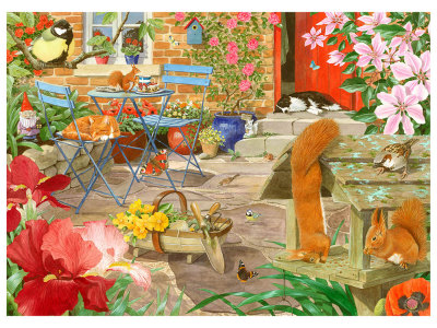 GARDEN VISITORS SQUIRRELS 1000