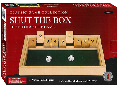 SHUT THE BOX SHUT THE BOX