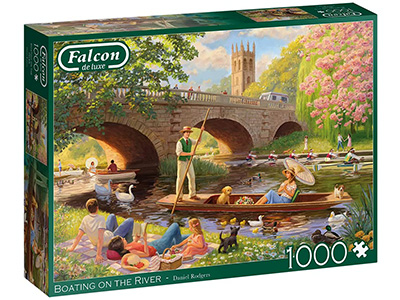 BOATING ON THE RIVER 1000pc