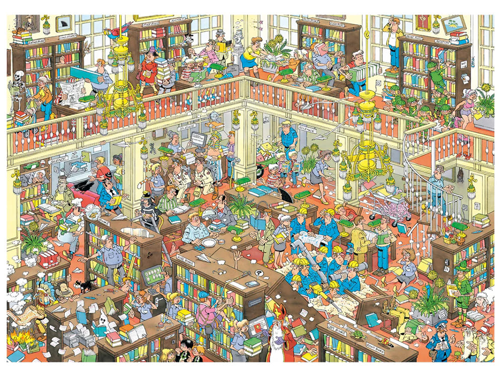 JVH THE LIBRARY 1000pc