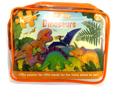 TRAVEL MATES JIGSAW DINOSAURS TRAVEL MATES JIGSAW DINOSAURS