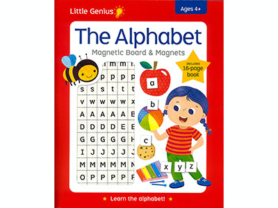 THE ALPHABET MAGNETIC BOARD THE ALPHABET MAGNETIC BOARD