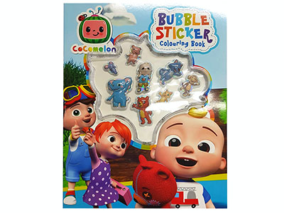 BUBBLE STICKER COLOURING BOOK BUBBLE STICKER COLOURING BOOK