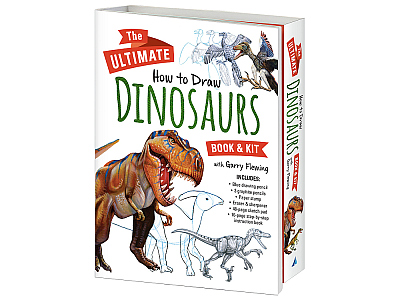 HOW TO DRAW DINOSAURS KIT