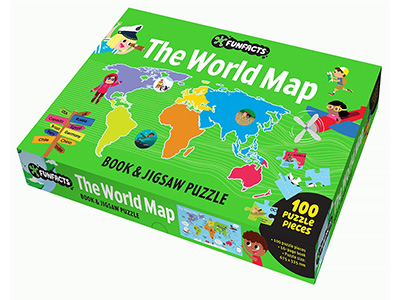 THE WORLD MAP BOOK & JIGSAW