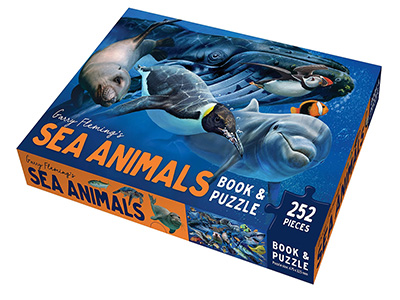 SEA ANIMALS BOOK & JIGSAW