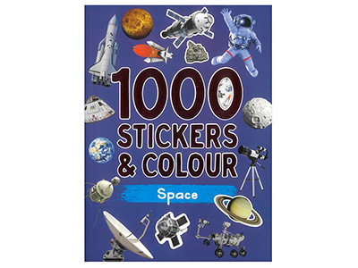 1000 STICKERS & COLOUR SPACE