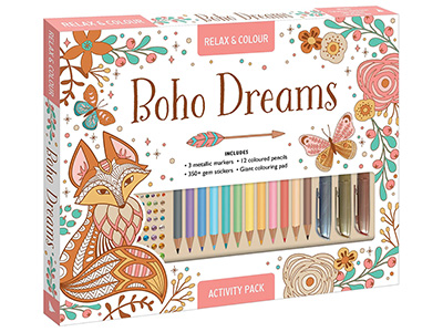 BOHO DREAMS RELAX & COLOUR KIT