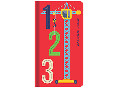 123 TALL OPEN-THE-FLAP BOOK