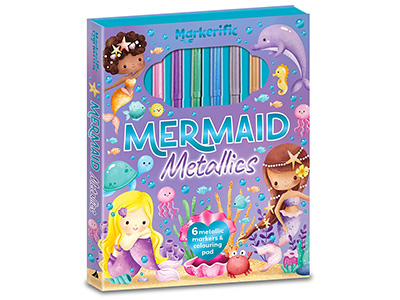 MERMAID COLOURING PAD