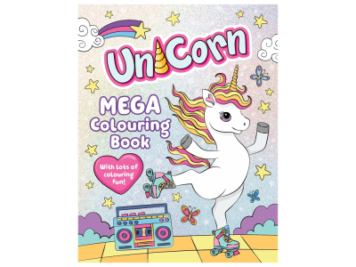 UNICORN MEGA COLOURING BOOK UNICORN MEGA COLOURING BOOK