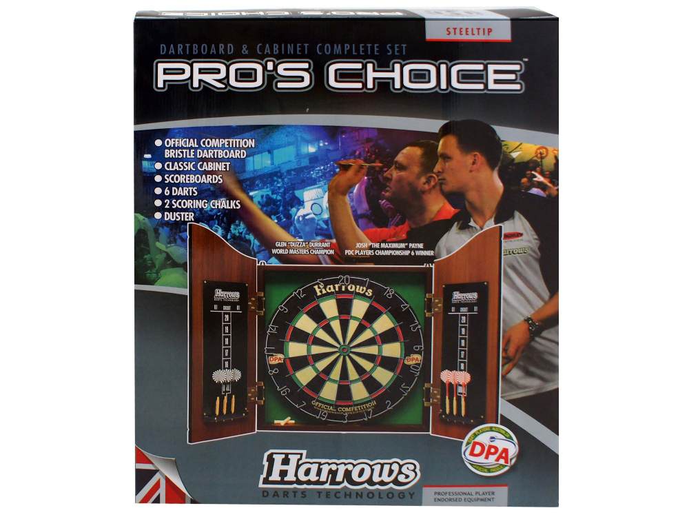 Harrows Pro's Choice Complete Dartboard Set 